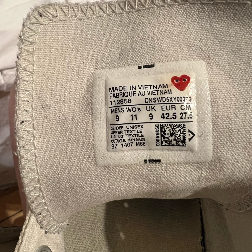 Converse comme des garçons - Picture 9 of 10